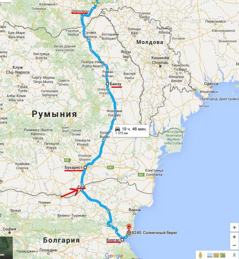 маршрут україна болгарія на машині в болгарію фото 7