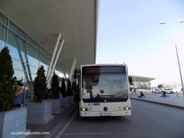 аеропорт софії автобус в місто